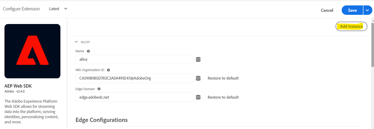 Implement AEP Web SDK Launch Extension for datanalyst.info | Datanalyst